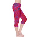 Red neon Capri Leggings  View4