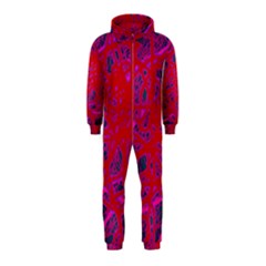 Red neon Hooded Jumpsuit (Kids)