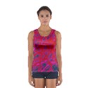 Red neon Women s Sport Tank Top  View1