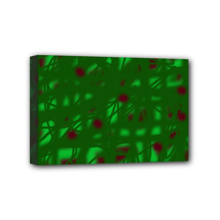 Green  Mini Canvas 6  x 4 