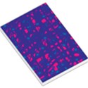 Blue and pink neon Large Memo Pads View1