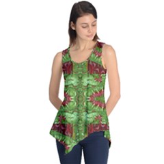 Bleeding Hearts Forest Sleeveless Tunic by pepitasart