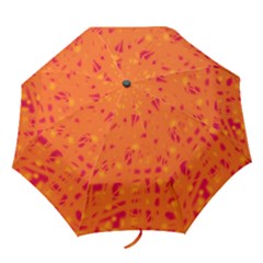Orange Folding Umbrellas by Valentinaart