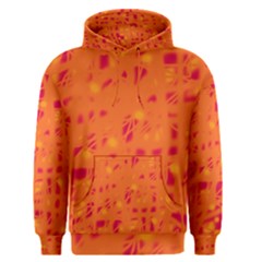 Orange Men s Pullover Hoodie by Valentinaart