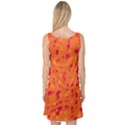 Orange Sleeveless Satin Nightdress View2