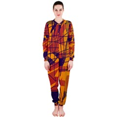 Orange High Art Onepiece Jumpsuit (ladies) 