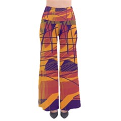 Orange High Art Pants by Valentinaart