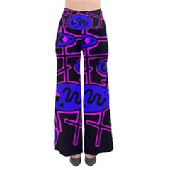 Blue And Magenta Abstraction Pants