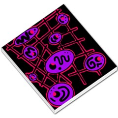 Purple And Red Abstraction Small Memo Pads