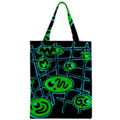 Green and blue abstraction Classic Tote Bag
