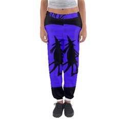 Halloween Witch - Blue Moon Women s Jogger Sweatpants by Valentinaart