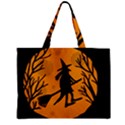 Halloween witch - orange moon Zipper Mini Tote Bag View1
