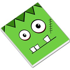 Halloween Frankenstein - Green Small Memo Pads by Valentinaart