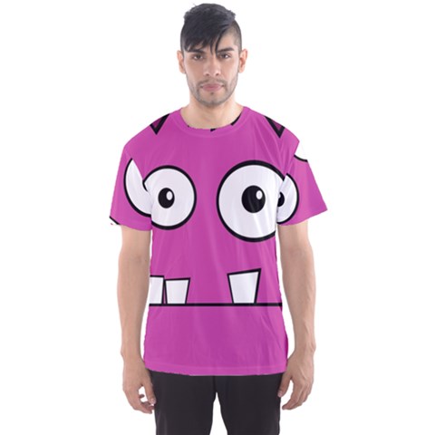 Halloween Frankenstein - Pink Men s Sport Mesh Tee by Valentinaart