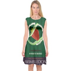 Wimbledon 2016  Capsleeve Midi Dress by AnshK