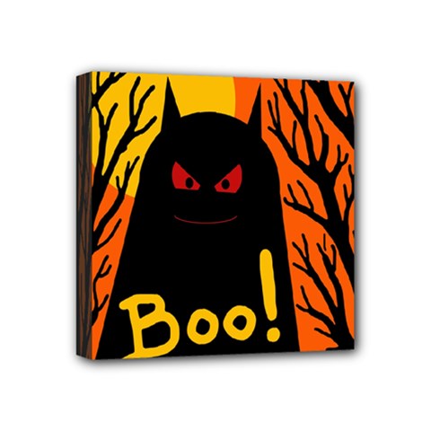 Halloween Monster Mini Canvas 4  X 4  by Valentinaart