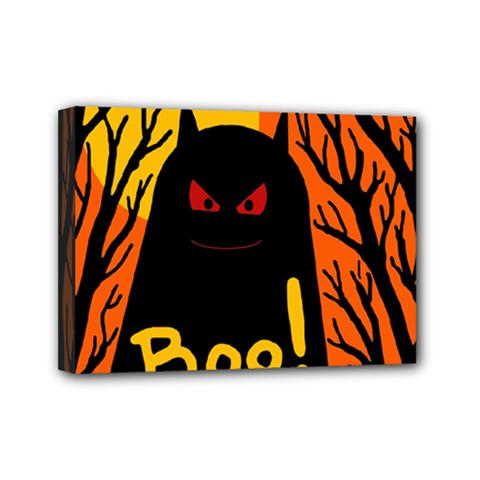 Halloween Monster Mini Canvas 7  X 5  by Valentinaart