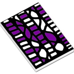 Purple Decor Large Memo Pads by Valentinaart