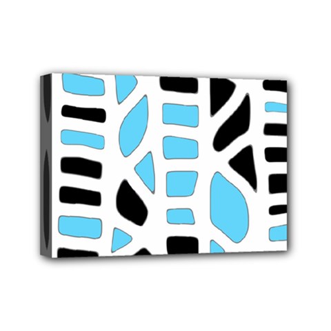 Light Blue Decor Mini Canvas 7  X 5 