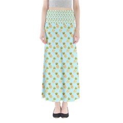 Tropical Watercolour Pineapple Pattern Maxi Skirts by TanyaDraws