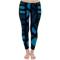 Deep Blue Decor Winter Leggings 