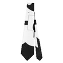 Black and white abstract chaos Neckties (Two Side)  View1