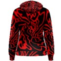 Red and black decor Women s Pullover Hoodie View2