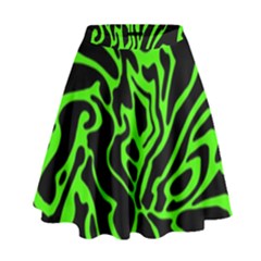 Green And Black High Waist Skirt by Valentinaart