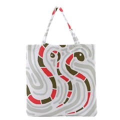 Snakes Family Grocery Tote Bag by Valentinaart