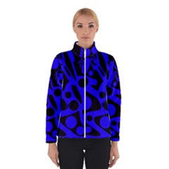 Blue And Black Abstract Decor Winterwear