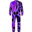 Purple abstract decor OnePiece Jumpsuit (Men)  View2