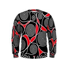 Hypnotic Design Kids  Sweatshirt by Valentinaart