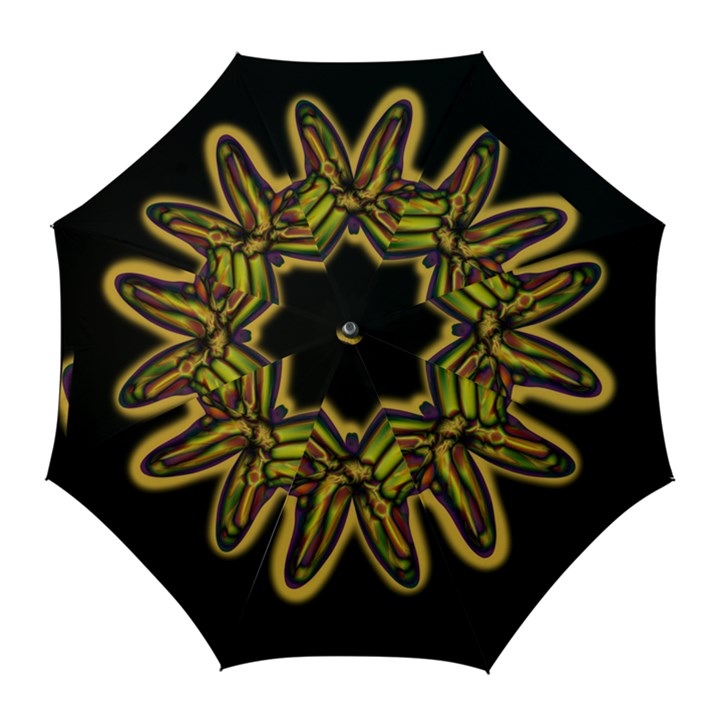 Night butterfly Golf Umbrellas