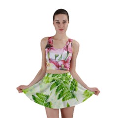 Fern Leaves Mini Skirt by DanaeStudio
