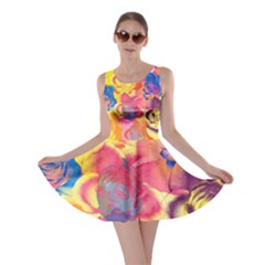 Pop Art Roses Skater Dress