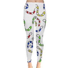 Colorful worms  Leggings 