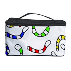 Colorful worms  Cosmetic Storage Case