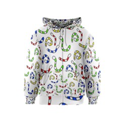 Colorful worms  Kids  Zipper Hoodie