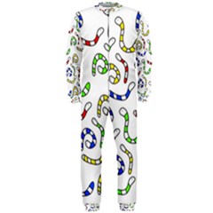 Colorful Worms  Onepiece Jumpsuit (men)  by Valentinaart
