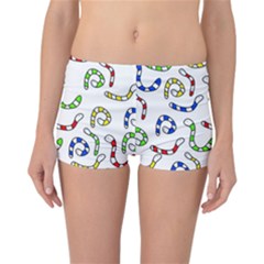 Colorful worms  Reversible Boyleg Bikini Bottoms