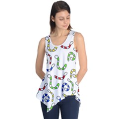 Colorful worms  Sleeveless Tunic