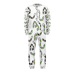 Green Worms Onepiece Jumpsuit (kids) by Valentinaart