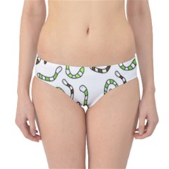 Green Worms Hipster Bikini Bottoms by Valentinaart