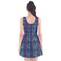 Colorful Lines Scoop Neck Skater Dress View2