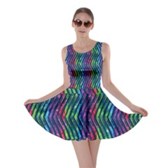 Colorful Lines Skater Dress