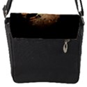 Halloween, Funny Pumpkin With Skull And Spider In The Night Flap Messenger Bag (S) View1