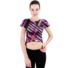 Cut Out Crew Neck Crop Top by MRTACPANS