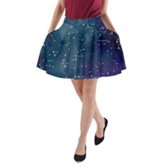 Constellations A-line Pocket Skirt