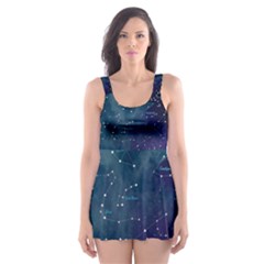 Constellations Skater Dress Swimsuit