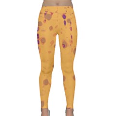 Orange Decor Yoga Leggings  by Valentinaart